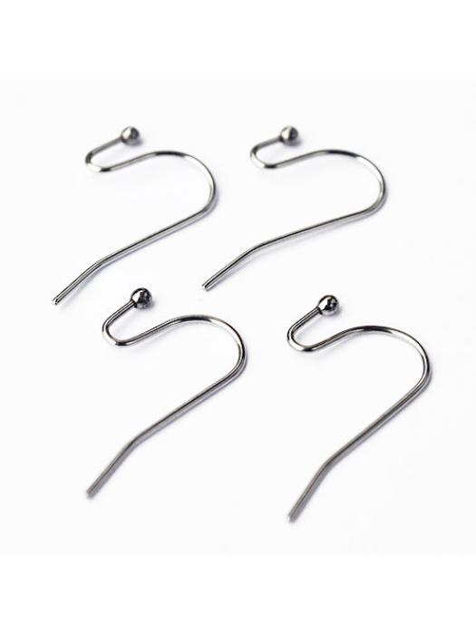 Earring hooks 22 x 12 mm Stainless Steel
