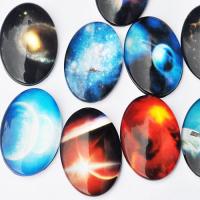 Kaboszon szklany mix Wszechświat 20 x 30 mm