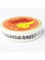 Washi tape happy birthday
