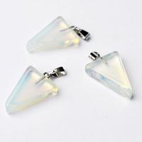 Wisiorek srebrny trójkąt opal Wisiorek srebrny trójkąt opal