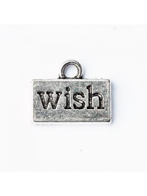 Zawieszka srebrna wish Zawieszka srebrna wish