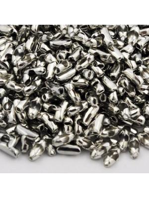 Zapięcie do łańcuszka kulkowego srebro antyczne 1,5 mm 2szt. Zapięcie do łańcuszka kulkowego srebro antyczne 1,5 mm 2szt.