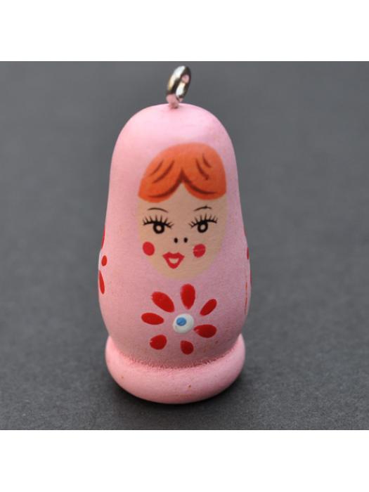 Wooden doll pink