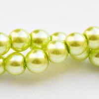 Koraliki szklane perła zielone 6 mm 10szt. Koraliki szklane perła zielone 6 mm 10szt.