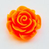 Róża 20  mm neonowy pomarańcz Róża 20  mm neonowy pomarańcz