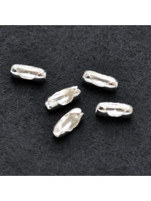 Zapięcie do łańcuszka kulkowego srebrne 2,4 mm Zapięcie do łańcuszka kulkowego srebrne 2,4 mm