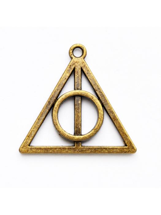 Zawieszka Harry Potter trójkąt antyczna