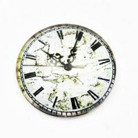 Kaboszon szklany zegar mapa 25 mm