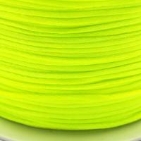 Sznurek satynowy 1mm jaskrawożółty