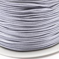 Sznurek satynowy 1mm szary