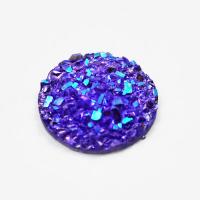 Kaboszon druzy płaski fioletowy 12 mm Kaboszon druzy płaski fioletowy 12 mm