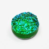 Kaboszon druzy zielony 12 mm Kaboszon druzy zielony 12 mm