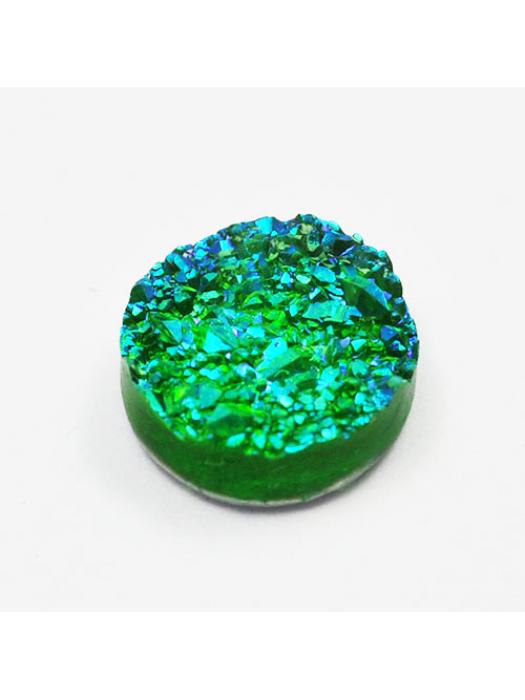 Kaboszon druzy zielony 12 mm