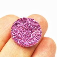 Kaboszon druzy galaxy fioletowy 18 mm Kaboszon druzy galaxy fioletowy 18 mm