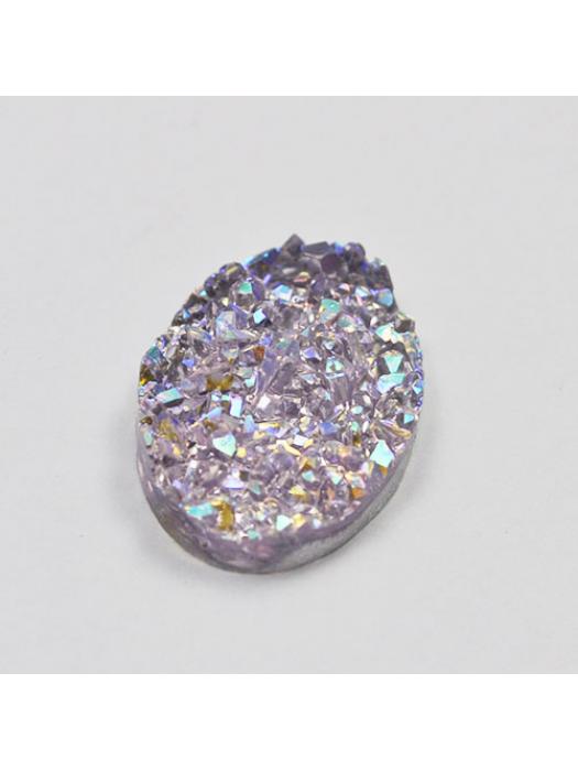 Kaboszon druzy fancy 13 x 18 mm