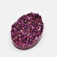 Kaboszon druzy galaxy fioletowy 13 x 18 mm Kaboszon druzy galaxy fioletowy 13 x 18 mm