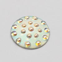 Kaboszon perłowy kropeczki 20 mm  Kaboszon perłowy kropeczki 20 mm