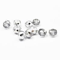 Kulka szlifowana srebrno-przezroczysta 6 mm Kulka szlifowana srebrno-przezroczysta 6 mm