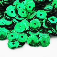 Cekiny błyszczące zielone 6 mm Cekiny błyszczące zielone 6 mm