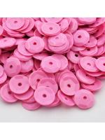 Cekiny różowe 6 mm