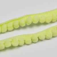 Tasiemka z pomponami 5 mm jasnożółta Tasiemka z pomponami 5 mm jasnożółta