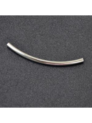 Koralik srebrny rurka 60 mm Koralik srebrny rurka 60 mm