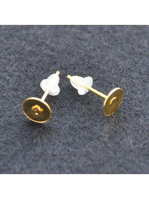 Baza kolczyka złota wkręt 