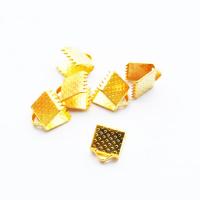 Końcówka do wstążki złota 8 x 6 mm Końcówka do wstążki złota 8 x 6 mm