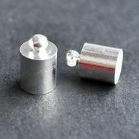 Końcówka gładka srebrna 6,5 mm Końcówka gładka srebrna 6,5 mm