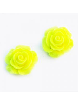 Róża 20  mm jaskrawożółta  Róża 20  mm jaskrawożółta
