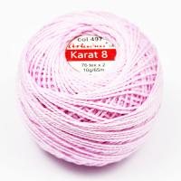 Kordonek karat 8 jasnoróżowy 497 Kordonek karat 8 jasnoróżowy 497