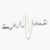 Zawieszka łącznik srebrna heartbeat Zawieszka łącznik srebrna heartbeat