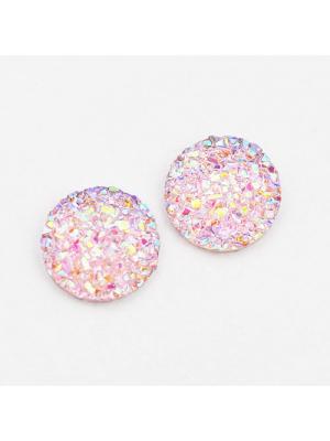 Kaboszon druzy płaski fancy12 mm Kaboszon druzy płaski fancy12 mm
