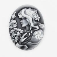 Kamea z kwiatami 30 x 40 mm Kamea z kwiatami 30 x 40 mm