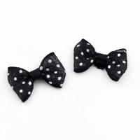 Kokardka z organzy czarna