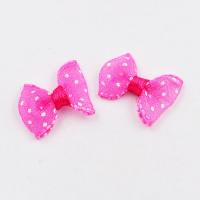 Kokardka z organzy różowa