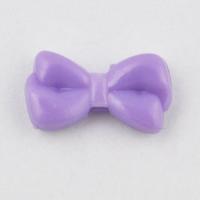 Koralik akrylowy kokardka 20 mm lawendowa Koralik akrylowy kokardka 20 mm lawendowa