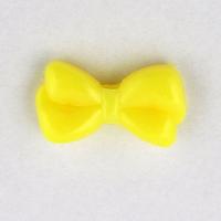 Koralik akrylowy kokardka 20 mm żółta Koralik akrylowy kokardka 20 mm żółta