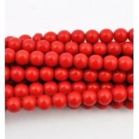 Koralik 8 mm szklany red Koralik 8 mm szklany red