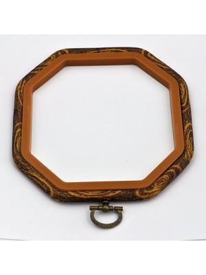 Tamborek plastikowy wielokąt 17,5 x 8,5 mm Tamborek plastikowy wielokąt 17,5 x 8,5 mm