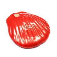 Zawieszka porcelanowa muszekla czerwona Zawieszka porcelanowa muszekla czerwona