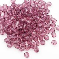 Koraliki czeskie Fire Polished Lt Amethyst 6 mm 10 szt. Koraliki czeskie Fire Polished Lt Amethyst 6 mm 10 szt.