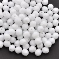 Koraliki czeskie Fire Polished White 6 mm 10 szt. Koraliki czeskie Fire Polished White 6 mm 10 szt.