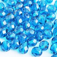 Koraliki czeskie Fire Polished capri blue 6 mm 10 szt. Koraliki czeskie Fire Polished capri blue 6 mm 10 szt.