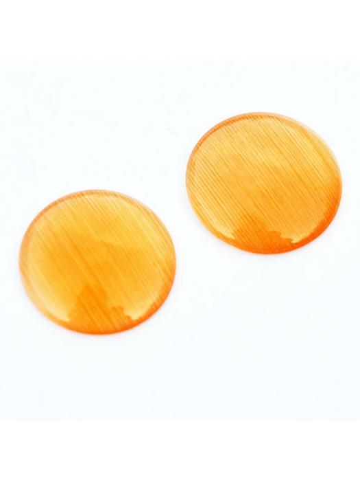 Kocie oko kaboszon 14 mm czerwony
