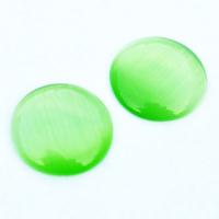 Kocie oko kaboszon 14 mm jasnozielony Kocie oko kaboszon 14 mm jasnozielony