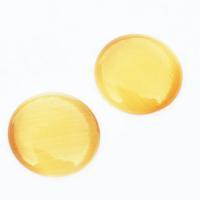 Kocie oko kaboszon 14 mm brzoskiwniowy Kocie oko kaboszon 14 mm brzoskiwniowy