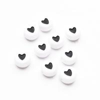 Koralik akrylowy serce 10 szt. Koralik akrylowy serce 10 szt.