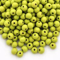 Koralik drewniany limonka 8 mm Koralik drewniany limonka 8 mm