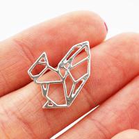 Zawieszka srebrna origami wiewiórka Zawieszka srebrna origami wiewiórka